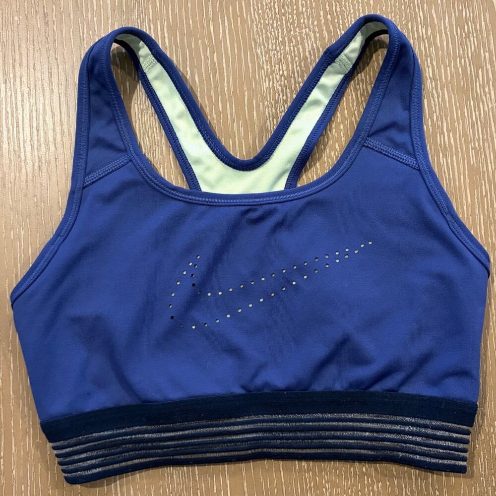 Nike Women's‎ Pro Classic Padded GRX Sports Bra (805266-508) Size Small Purple